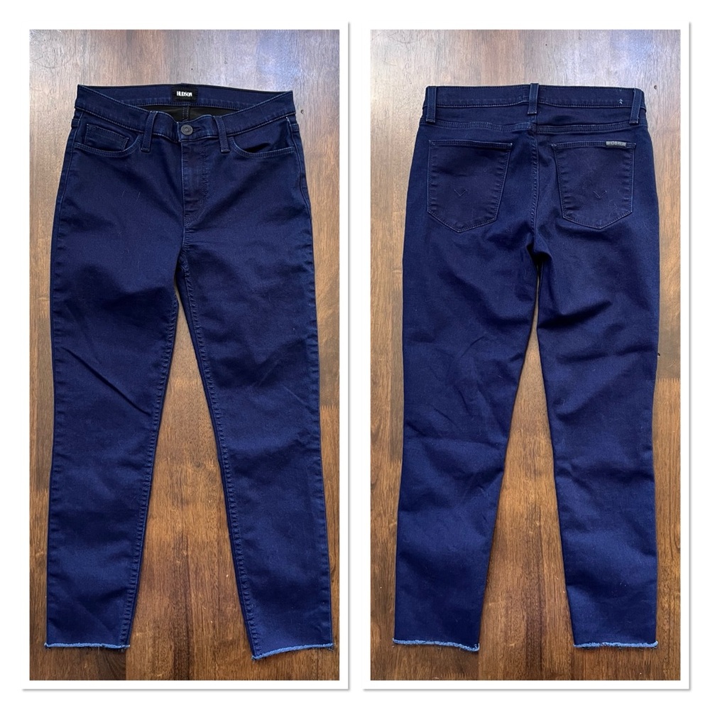 HUDSON "Natalie" Women's Navy Blue Skinny Jeans